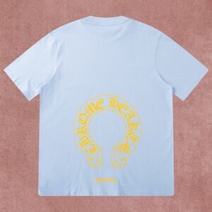 Chrome Hearts Women's Blue Short Sleeve